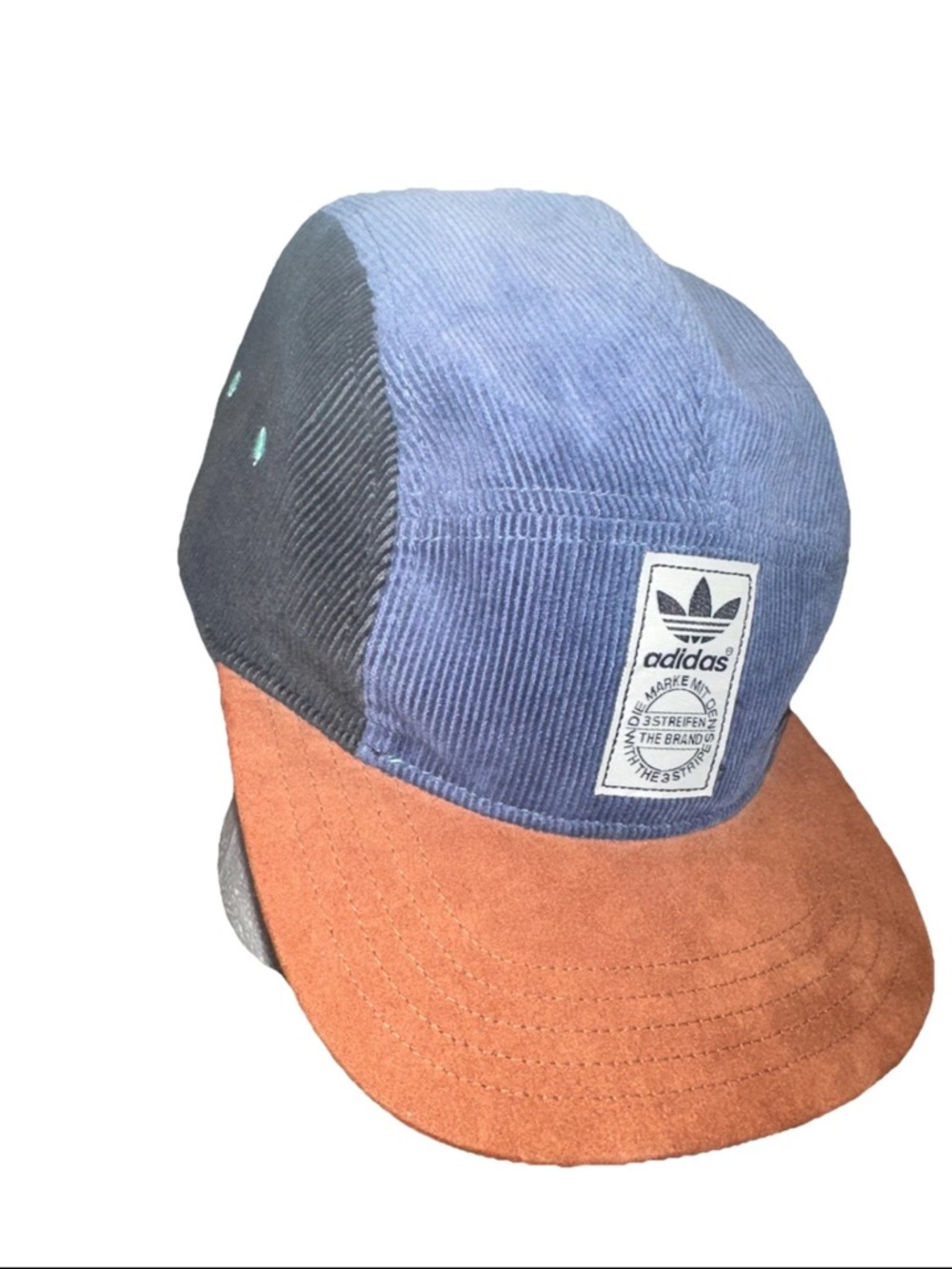 Adidas vintage Y2K Ball Cap Corduroy Unisex EUC - Picture 3 of 5